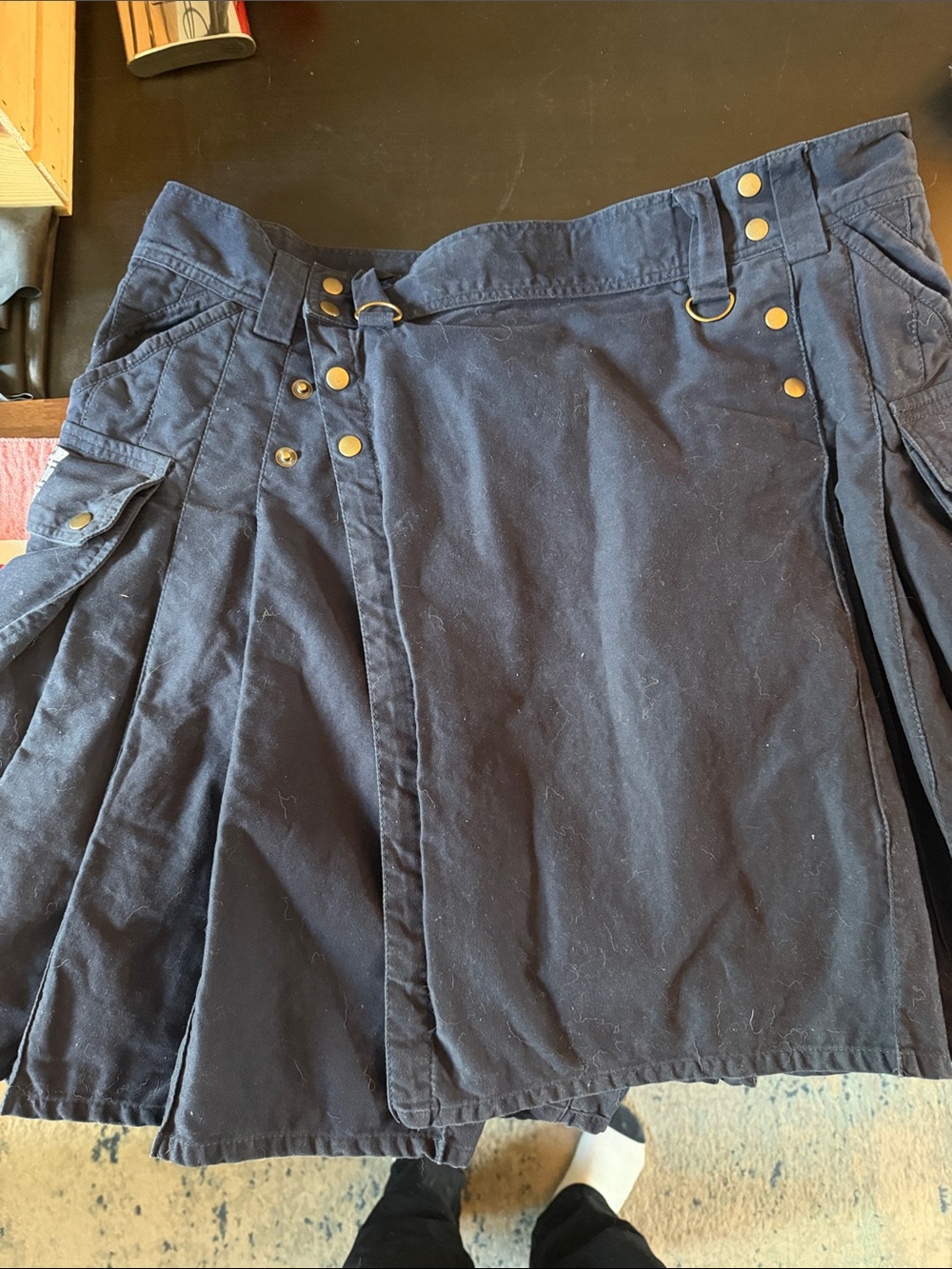 Men’s canvas utility kilt